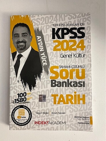 KPSS 2024 Aydın Yüce Tarih Soru Bankası