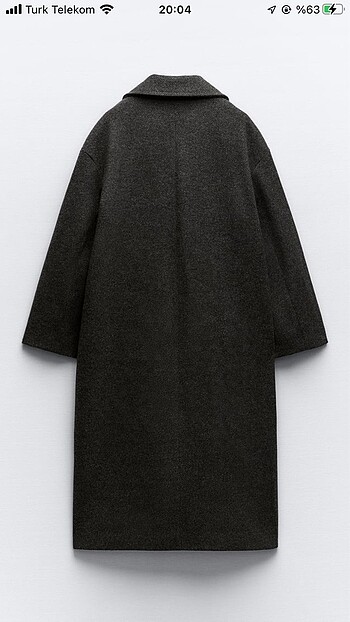 Zara ZARA OVERSİZE KABAN