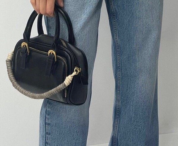 Zara ZARA KALIN İP ASKILI BOSTON ÇANTA