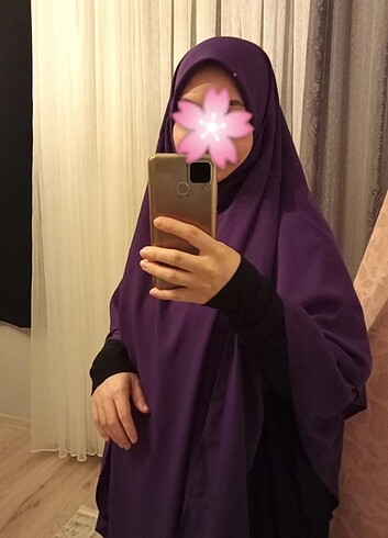 Suffle khimar baş örtüsü