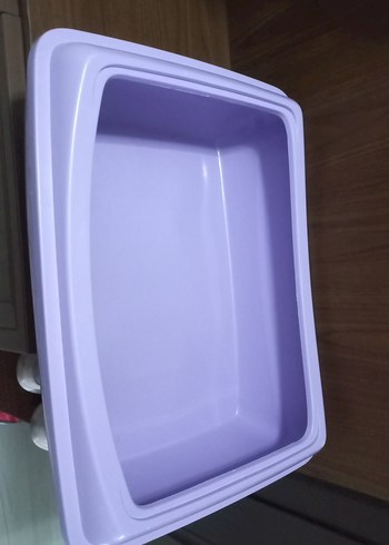 Pastel Mor Kediler İçin Tuvalet Kabı