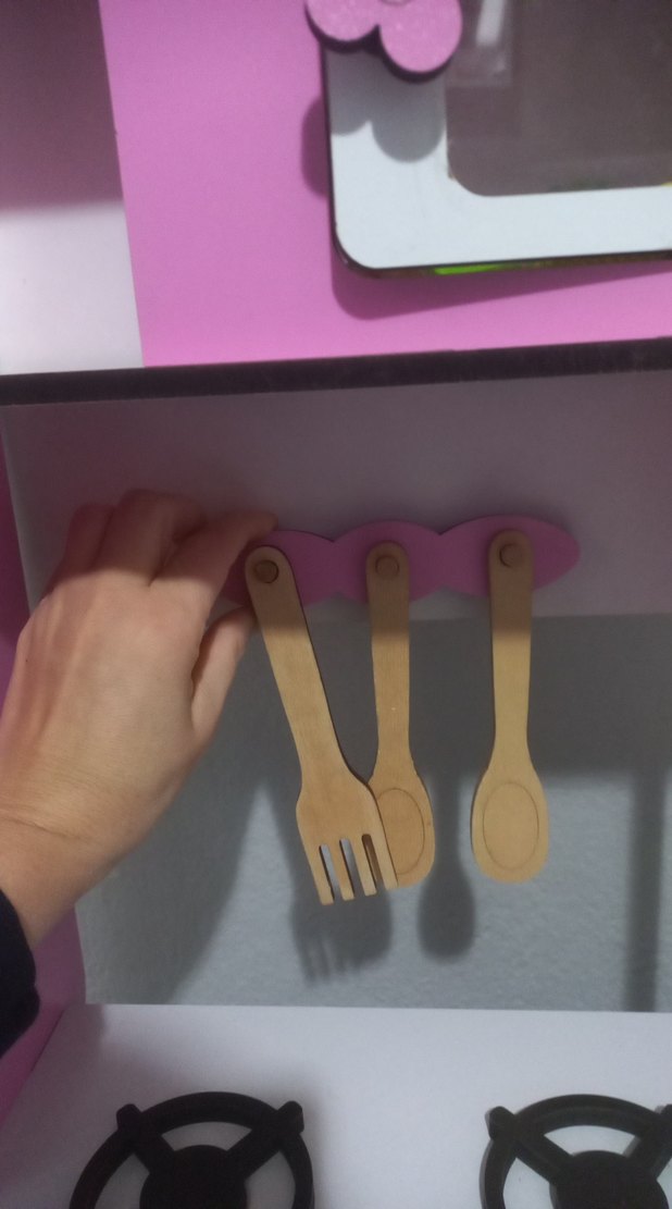 Renkli Pembe Çocuk Oyun Mutfak Seti - Görsel 3