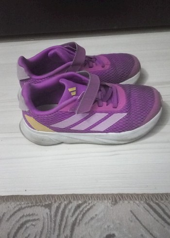 Mor Kız Çocuk Spor Ayakkabı Velcro - Görsel 2