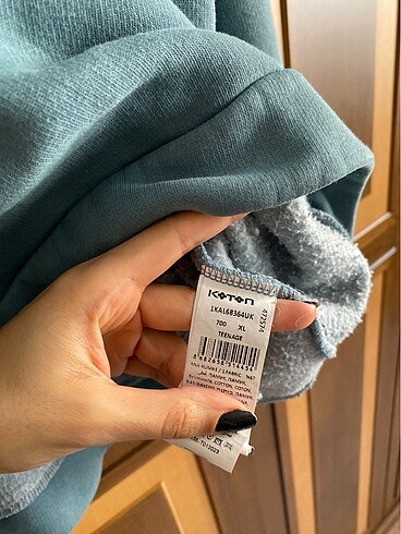 xl Beden çeşitli Renk Koton sweatshirt