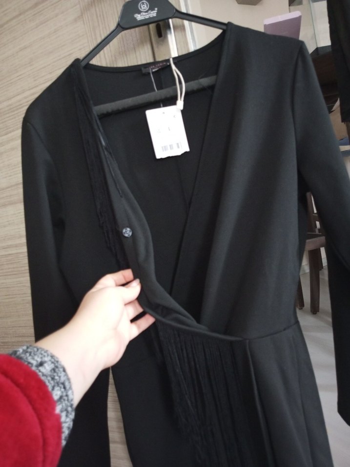 Siyah Kadın Tulum - Görsel 4