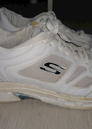 Skechers Beyaz Spor Ayakkabı