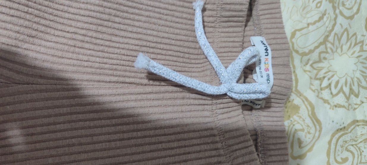 Bej Gri kız çocuk tayt - Görsel 3