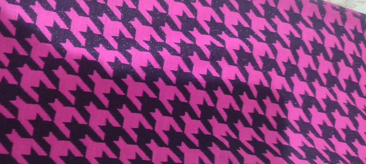 Kız Çocuk Elastik Desenli Pembe Tayt - Görsel 2