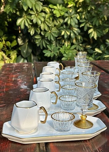 Kahve sunum seti  - Görsel 2