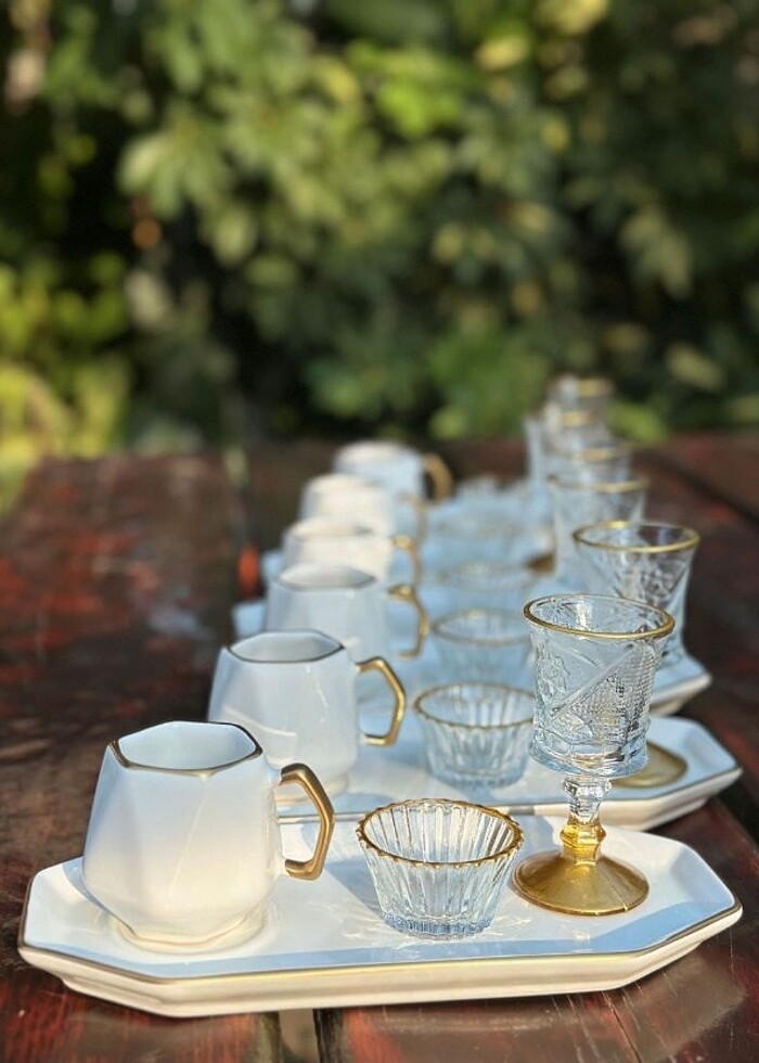 Kahve sunum seti  - Görsel 4