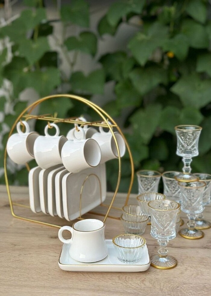 Kahve sunum seti  - Görsel 2