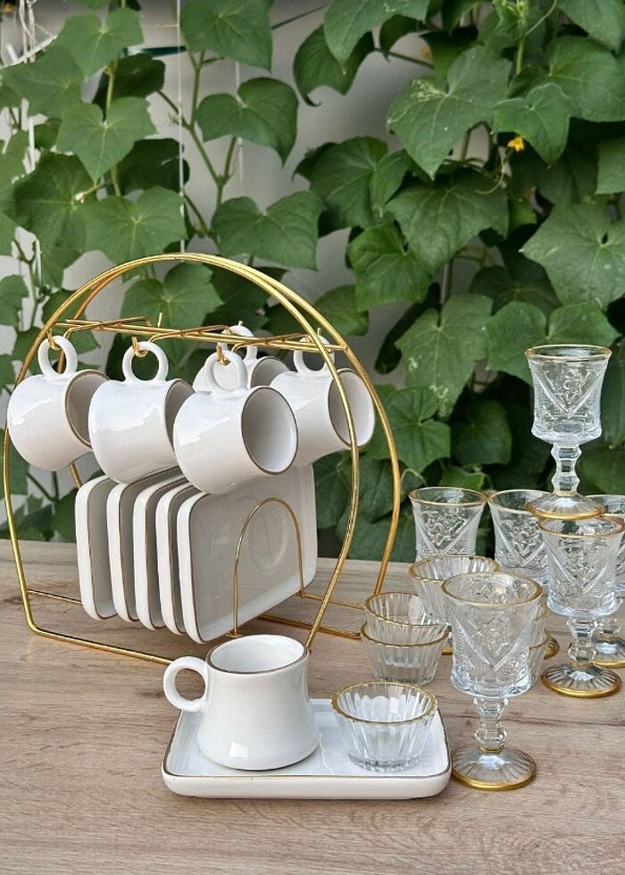 Kahve sunum seti  - Görsel 4