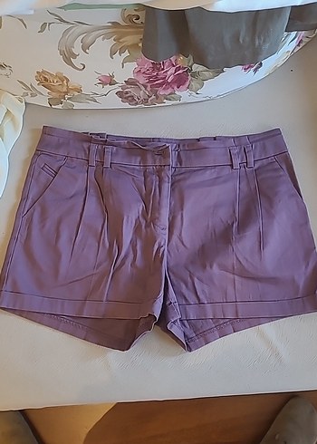 H&M Kadın Mor Mini Şort