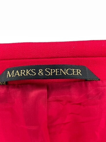 42 Beden kırmızı Renk Marks & Spencer Blazer %70 İndirimli.