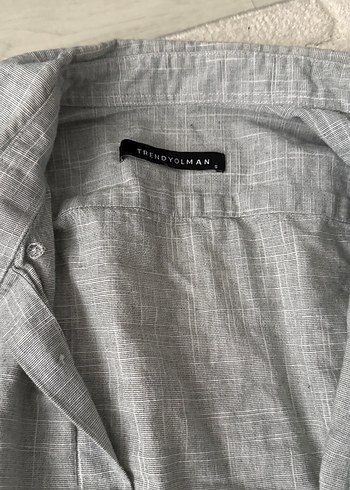 Gri 
 Uzun Kollu Erkek Gömlek - Görsel 2