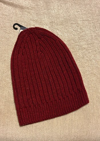 Bay Şapkacı Bordo Bere - Görsel 2