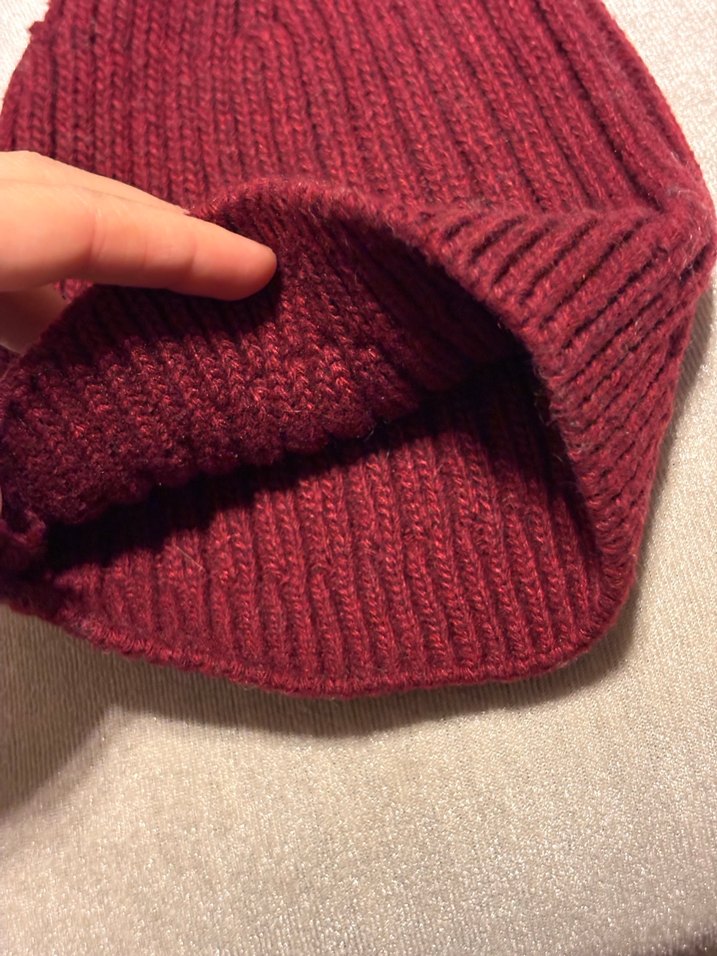 Bay Şapkacı Bordo Bere - Görsel 3