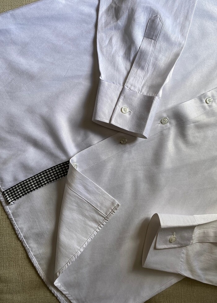 Barbosa Beyaz Gömlek XXL - Görsel 4