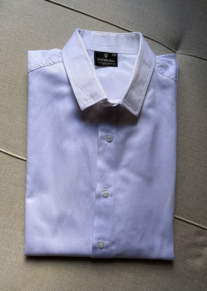 Barbosa Beyaz Gömlek XXL - Görsel 5
