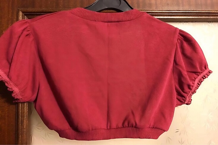 universal Beden pembe Renk Busem Kısa Kollu Bolero
