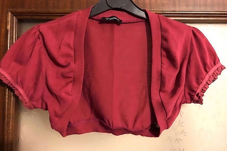 universal Beden Busem Kısa Kollu Bolero