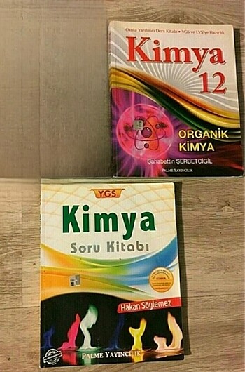 YKS TYT AYT KİMYA SORU VE DERS KİTABI