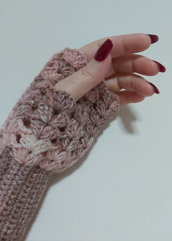 Angora Parmaksız Eldiven - Görsel 2