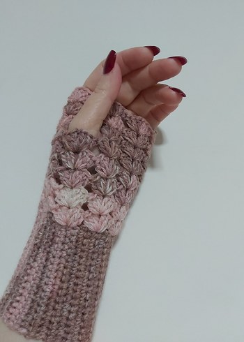 Angora Parmaksız Eldiven - Görsel 4