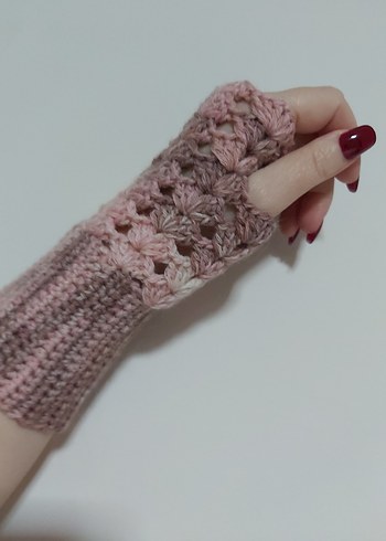 Angora Parmaksız Eldiven - Görsel 3