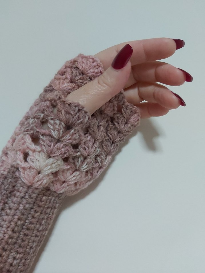 Angora Parmaksız Eldiven - Görsel 2