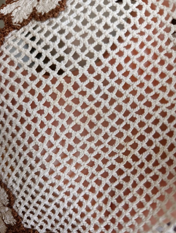 Çiçek Motifli El işi Dantel Örtü Seti - Görsel 5