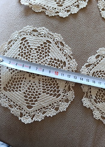 Vintage Elisi Dantel bardak altlığı - Görsel 2