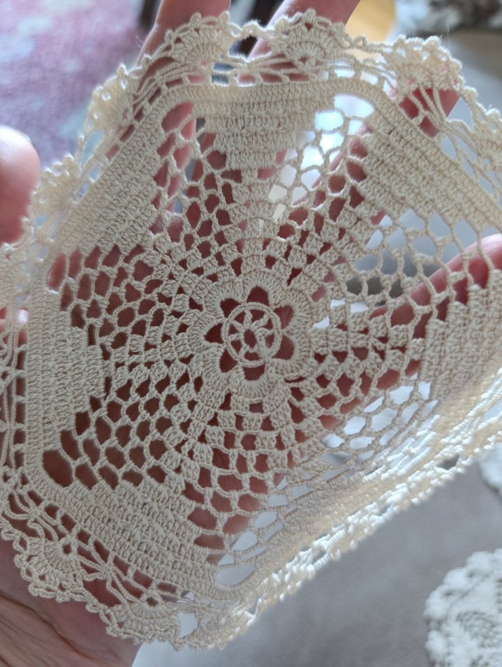 Vintage Elisi Dantel bardak altlığı - Görsel 5