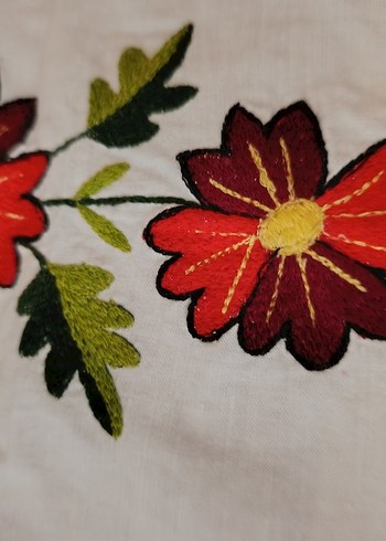 Nakışlı Çok Renkli Masa Örtüsü,yastık örtüsü - Görsel 5