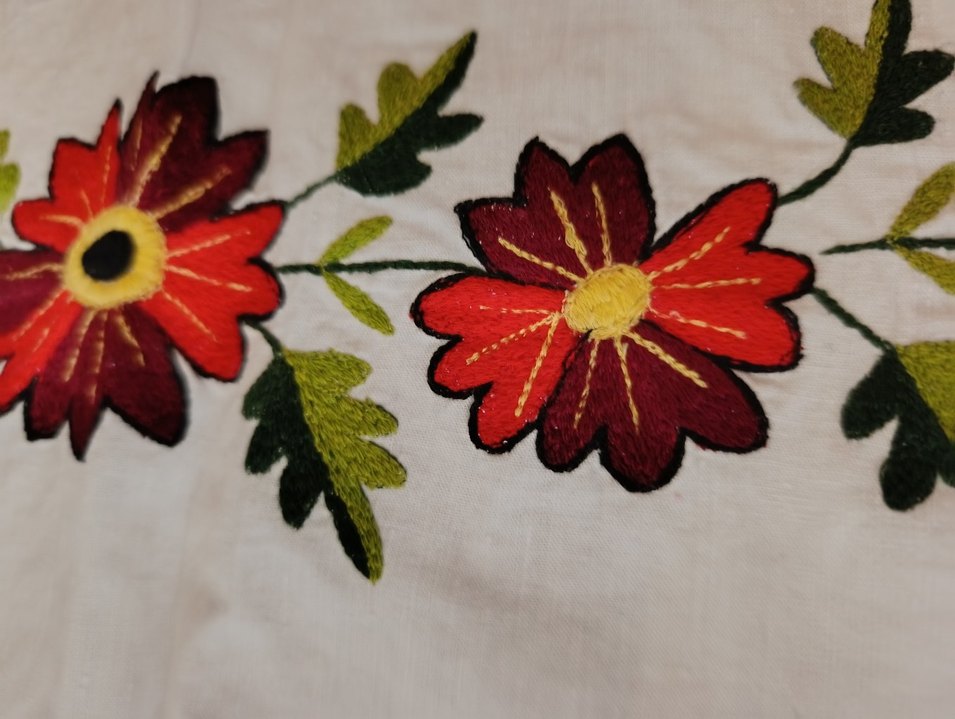 Nakışlı Çok Renkli Masa Örtüsü,yastık örtüsü - Görsel 5