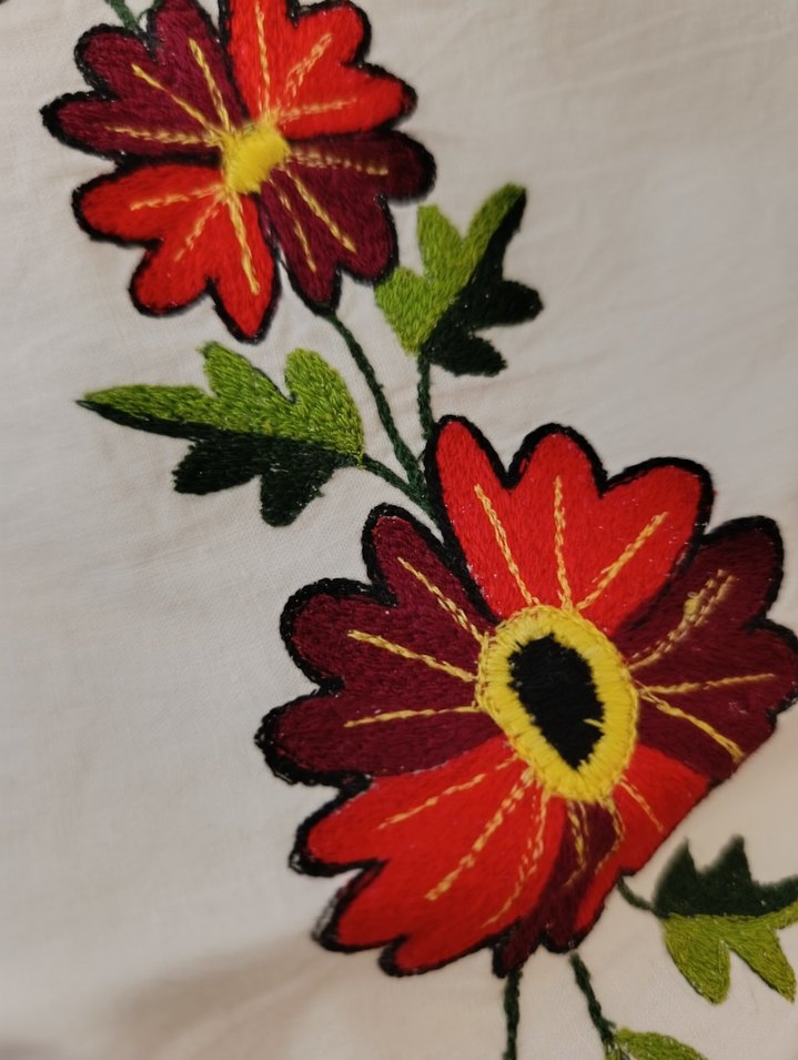 Nakışlı Çok Renkli Masa Örtüsü,yastık örtüsü - Görsel 4