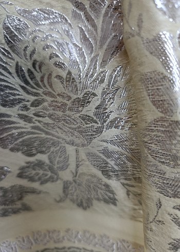 Gri işlemeli sarı masa örtüsü runner - Görsel 4