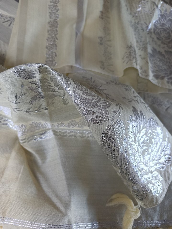 Gri işlemeli sarı masa örtüsü runner - Görsel 2