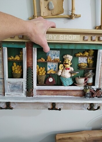 Tasarımcı Mutfak cafe dekoratif tablo 3 boyutlu