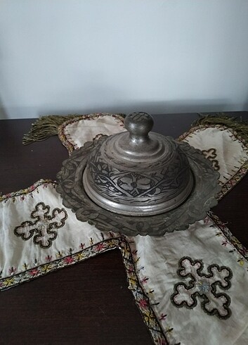 Beden Bakır sunum tabağı Antika