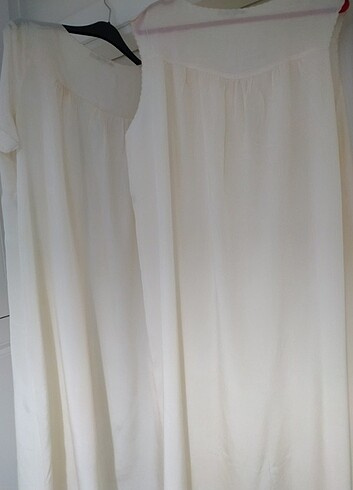Saf ipek gecelik sabahlık - Görsel 6