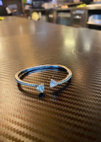 Beyaz Minimalist Sıra Taşlı Bileklik - Görsel 2