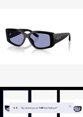 Şeffaf Siyah Minimalist Kadın Gözlüğü - Görsel 3