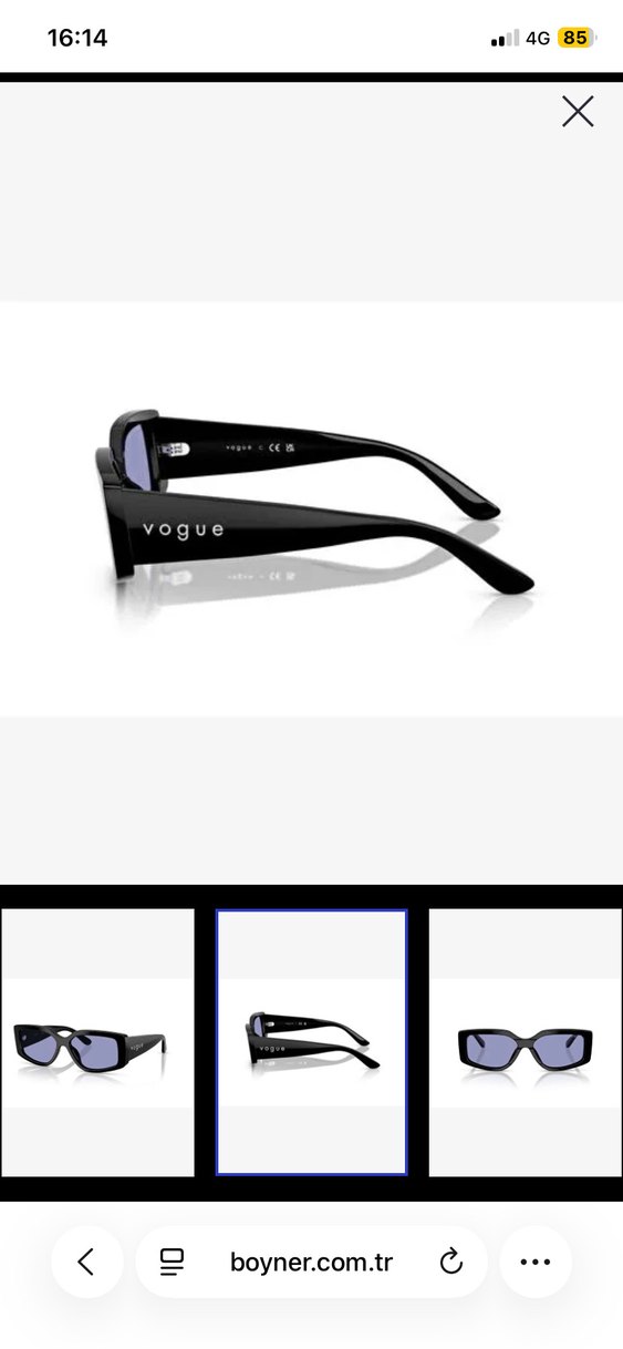 Şeffaf Siyah Minimalist Kadın Gözlüğü - Görsel 2