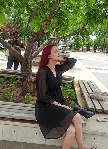 Şifon Şık Elbise 