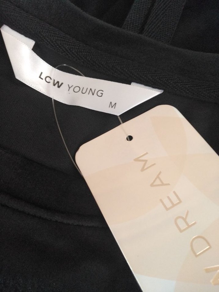 Lcw siyah Kadife takım - Görsel 4