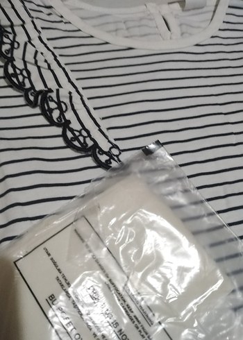 Kız Bebek Fırfırlı Çizgili Uzun Kollu Takım - Görsel 3