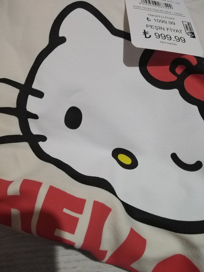 Kız Çocuk Hello Kitty Baskılı Eşofman Takımı - Görsel 2