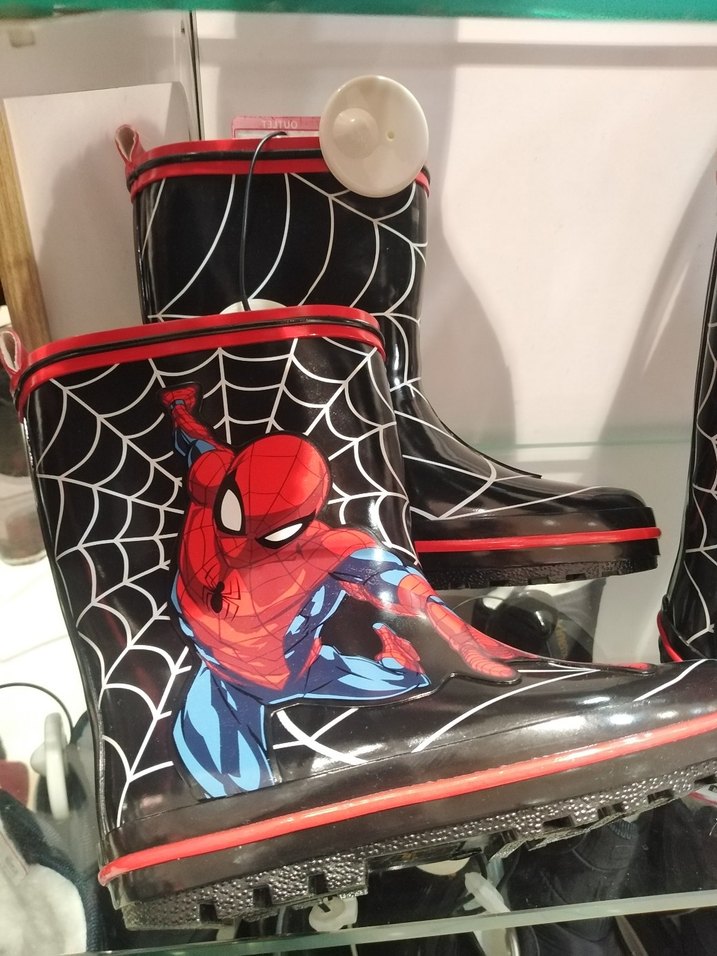 Örümcek Adam Baskılı Lastik Erkek Çizme - Görsel 3