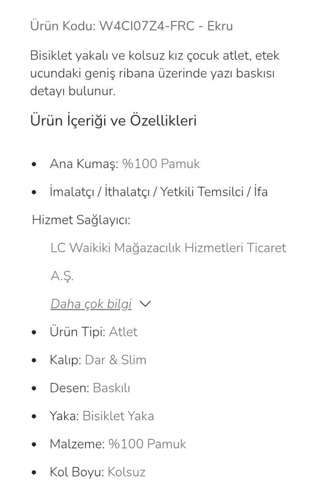 Beyaz Pamuklu kız Çocuk Kolsuz Tişört - Görsel 3